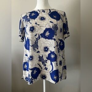 Talbots Medium Petite Floral Shirt